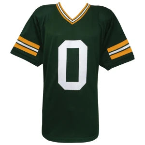 Green Bay Packers Matthew Golden Autographed Custom Green Football Jersey - Schwartz Sports COA