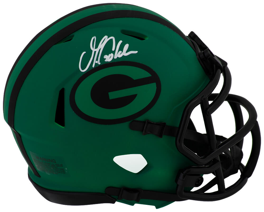 Matthew Golden Signed Green Bay Packers RAVE Riddell Speed Mini Helmet