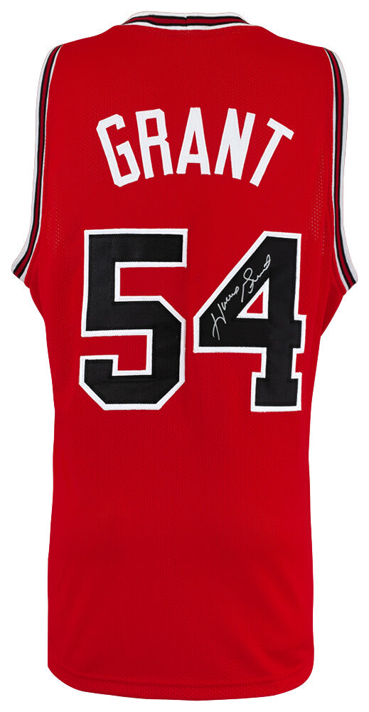 Chicago Bulls Horace Grant Signed Red Custom Basketball Jersey