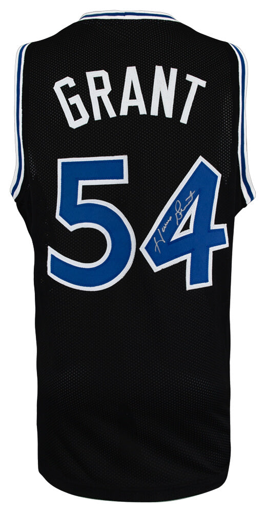 Chicago Bulls Horace Grant Signed Black Custom Basketball Jersey