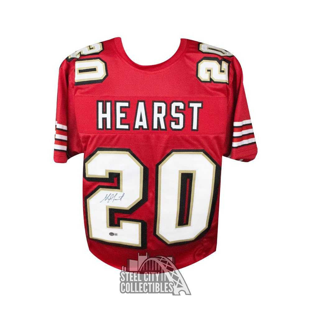 Garrison Hearst Autographed San Francisco Custom Red Football Jersey - BAS