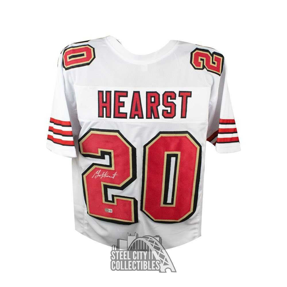 Garrison Hearst Autographed San Francisco Custom White Football Jersey - BAS