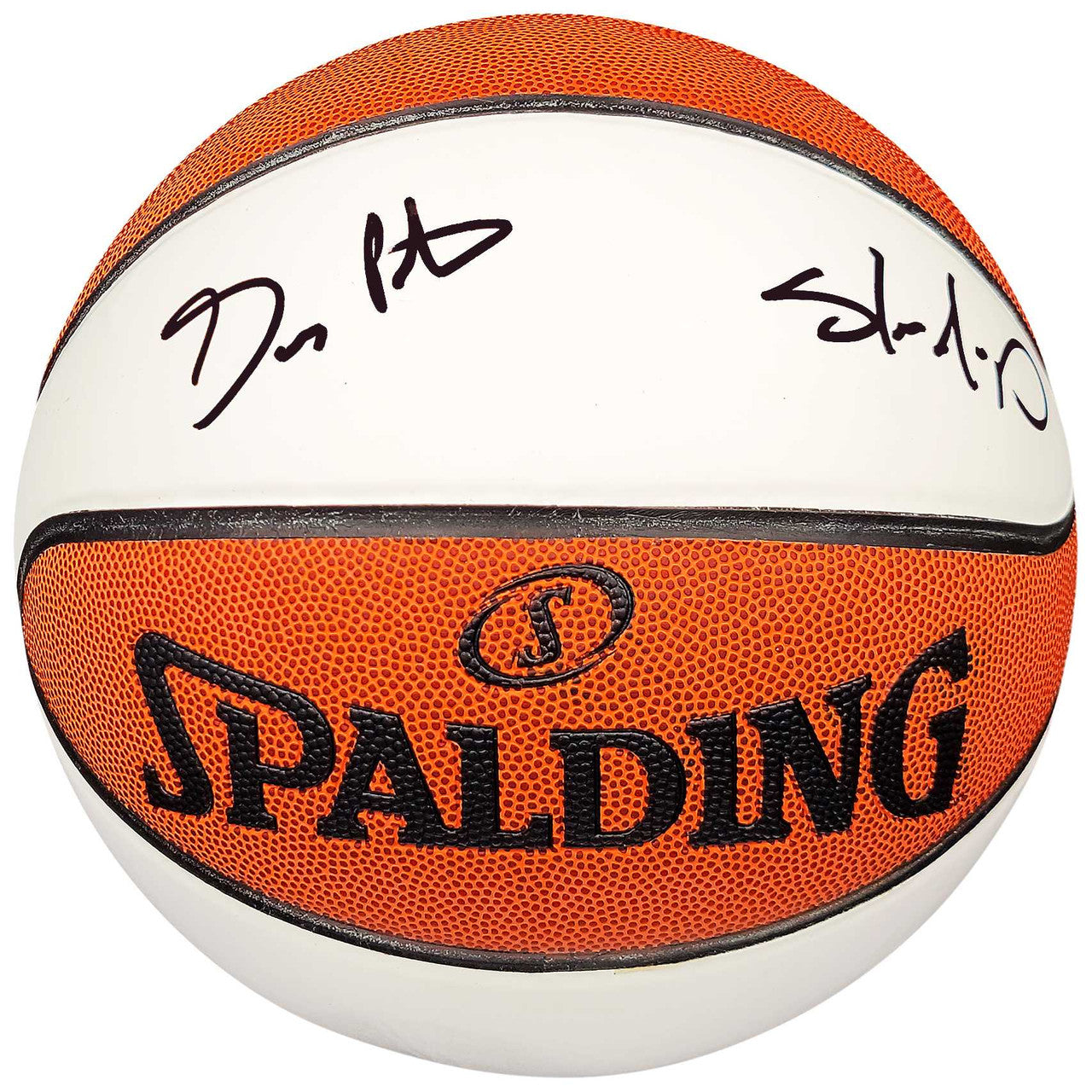 Gary Payton & Shawn Kemp Signed Seattle SuperSonics Official Spalding White Basketball – MCS Holo & Beckett BAS QR