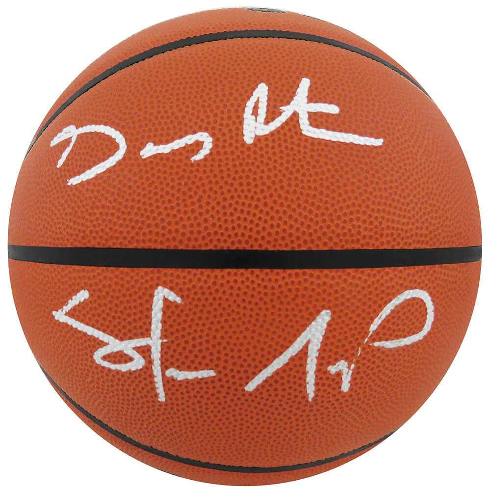 Gary Payton & Shawn Kemp Dual Signed Wilson Indoor/Outdoor NBA Basketball - Schwartz Authenticated