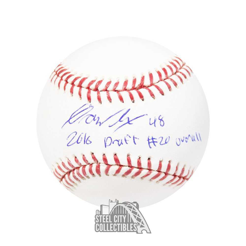 Gavin Lux 2016 Draft #20 Overall Autographed Official MLB Baseball - PSA/DNA COA