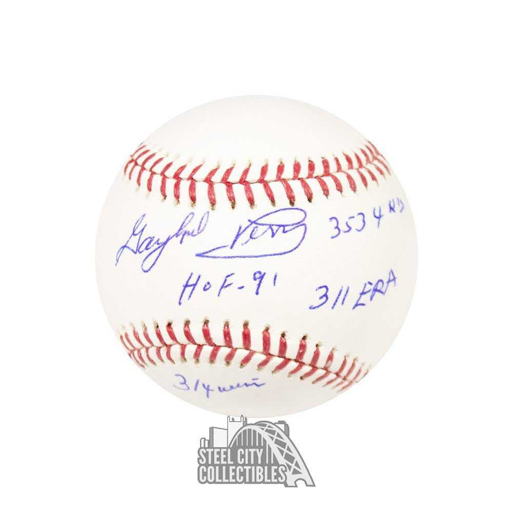 Gaylord Perry Autographed Official MLB Baseball - PSA/DNA COA (6 Inscriptions)