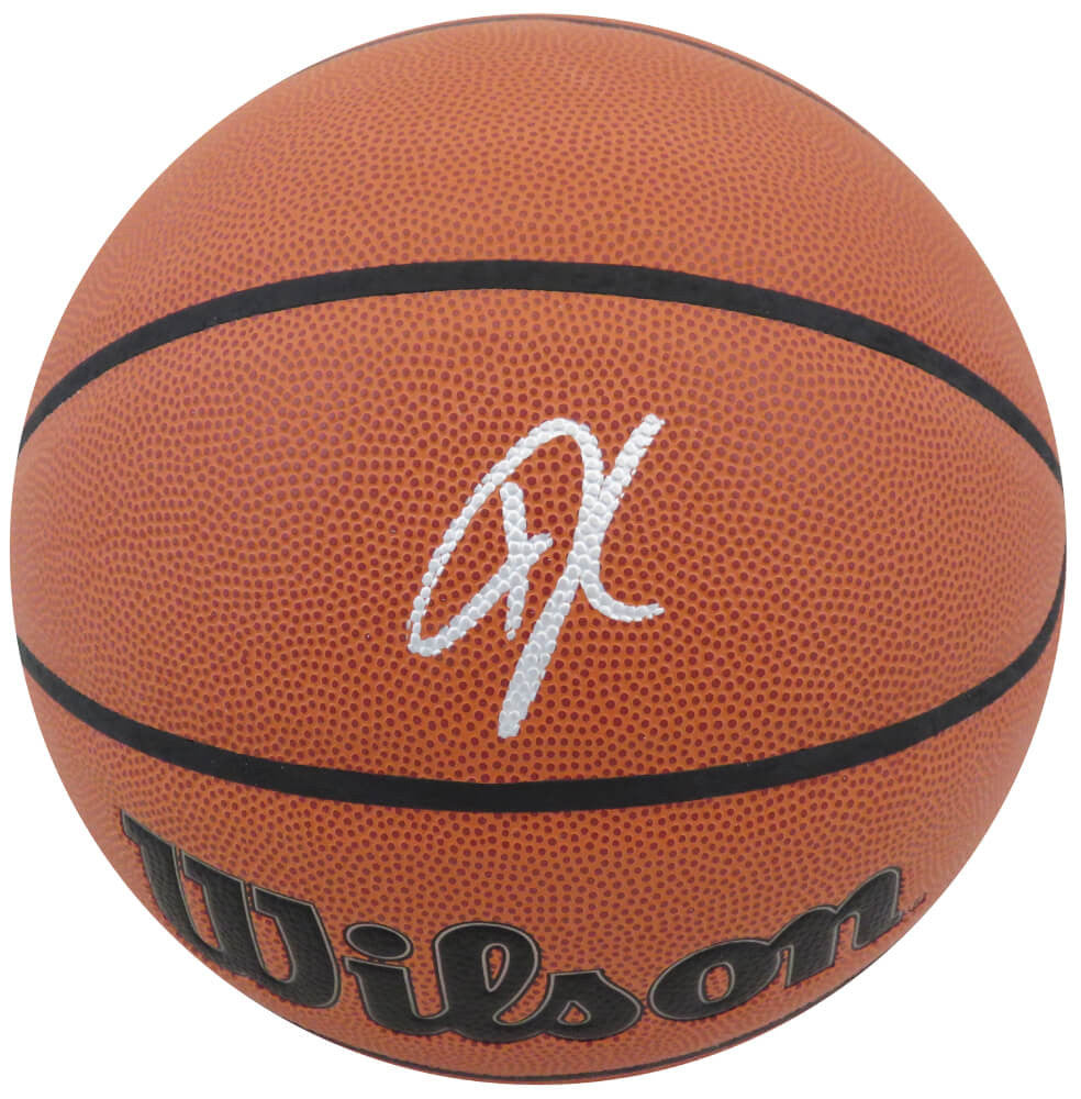 Giannis Antetokounmpo Signed Wilson NBA Indoor/Outdoor Basketball - Schwartz Authenticated