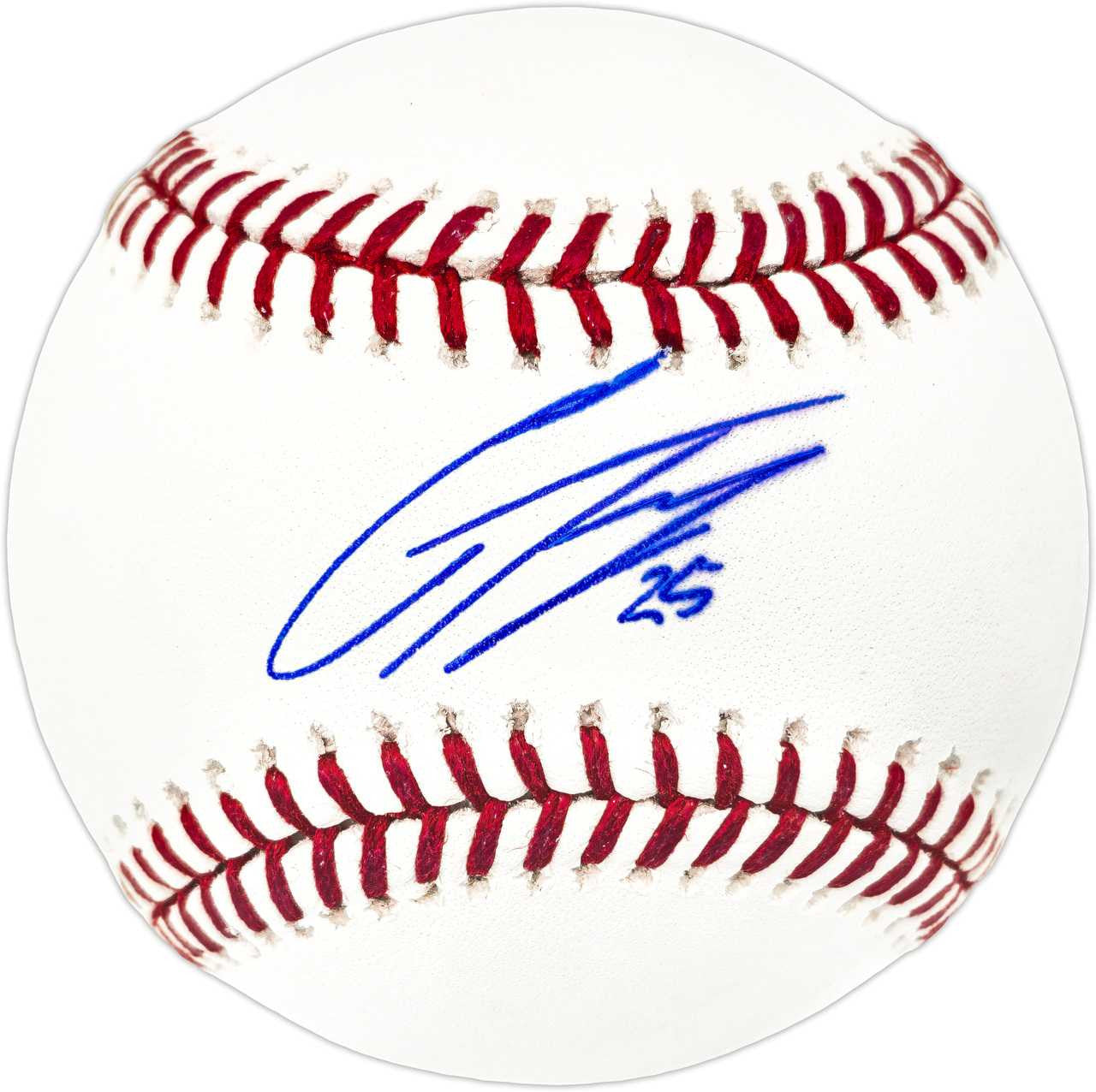 Gleyber Torres Autographed Official MLB Baseball New York Yankees Beckett BAS Stock #238786