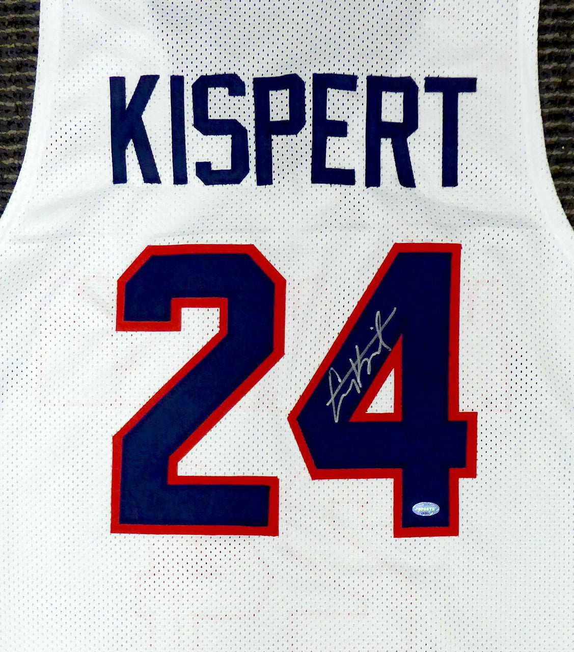 Gonzaga Bulldogs Corey Kispert Autographed White Jersey All American MCS Holo Stock #194893