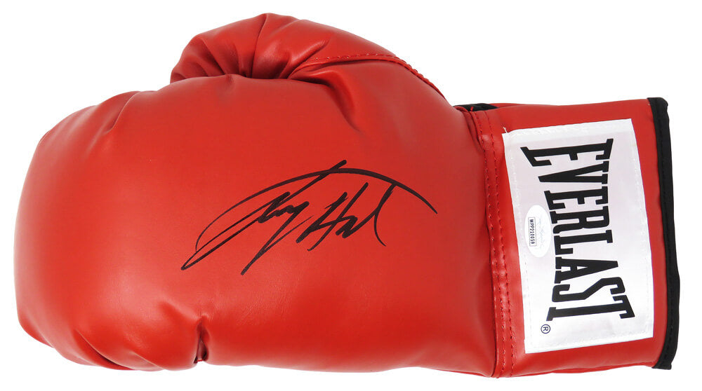 Larry Holmes Signed Everlast Red Boxing Glove (JSA)