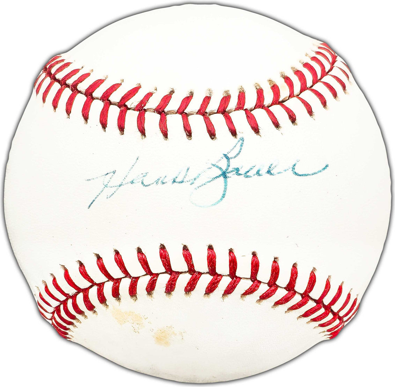 Hank Bauer Autographed Official AL Baseball New York Yankees Beckett BAS #BK44417