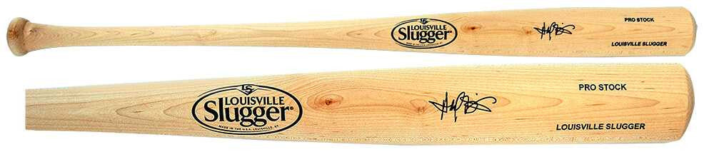 Harold Baines Signed Louisville Slugger Pro Stock Blonde Baseball Bat - Schwartz Authenticated