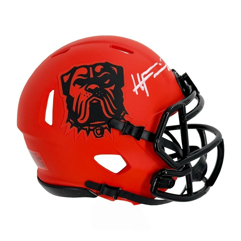 Harold Fannin Jr. Signed Cleveland Browns RAVE Speed Mini Helmet – JSA Certified
