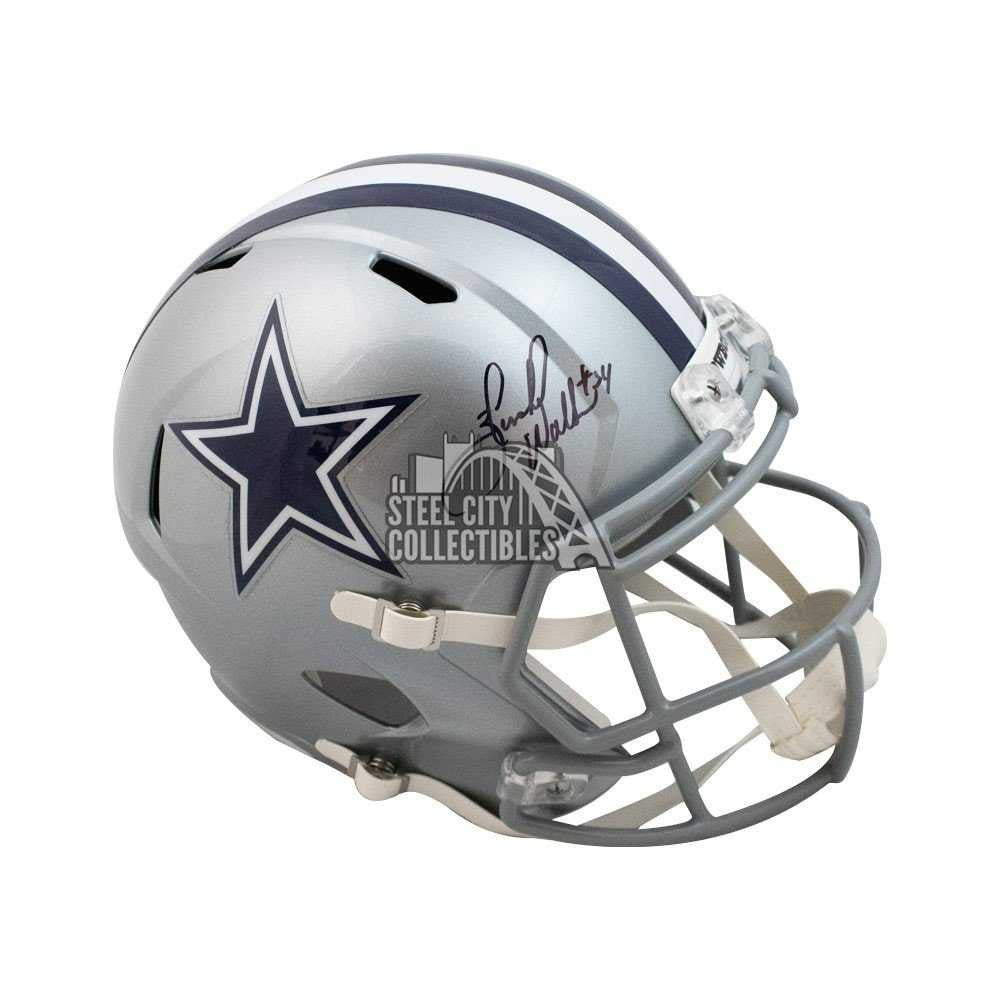 Herschel Walker Autographed Cowboys Speed Replica Full-Size Football Helmet - BAS COA