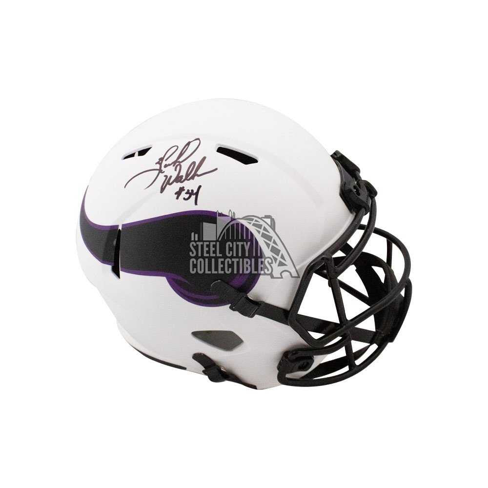 Herschel Walker Autographed Vikings Lunar Eclipse Replica Full-Size Football Helmet - BAS COA
