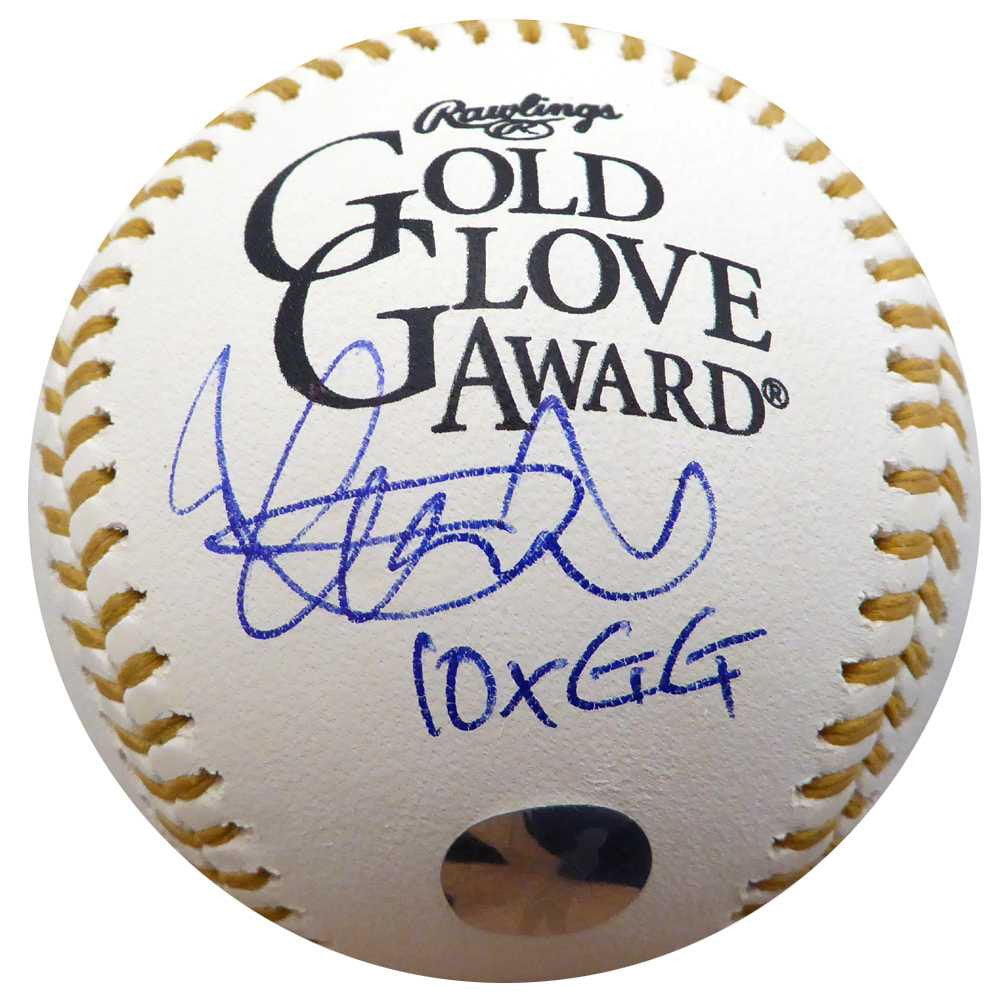 Ichiro Suzuki Autographed Official Gold Glove Baseball Seattle Mariners "10x GG" IS Holo Stock #135091