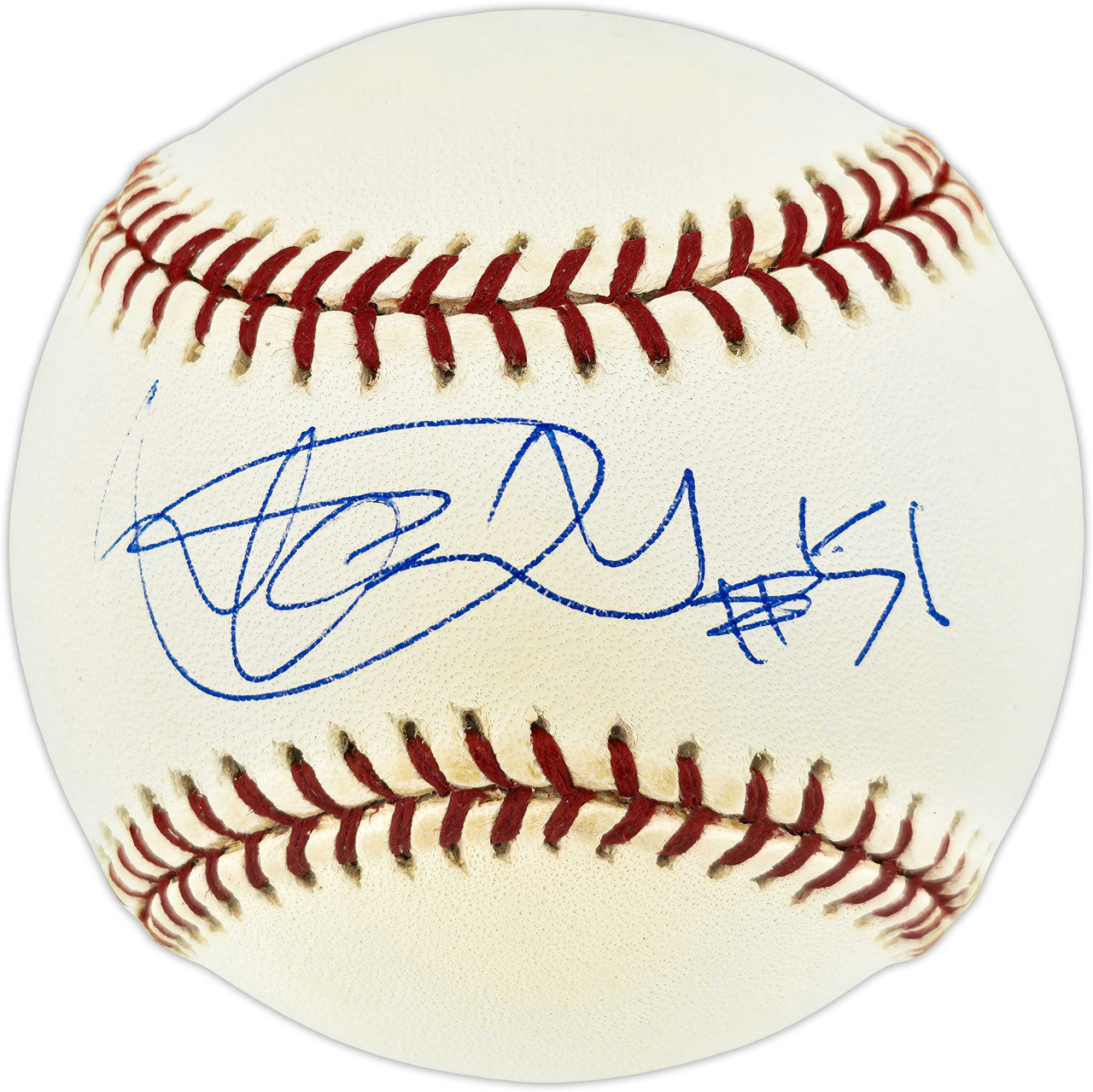 Ichiro Suzuki Autographed Official MLB Baseball Seattle Mariners "#51" IS Holo & Beckett BAS Witness #2W996199