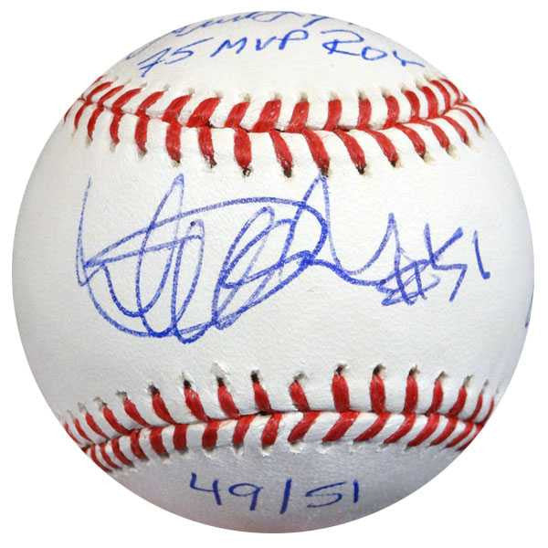 Ichiro Suzuki & Fred Lynn Autographed Official MLB Baseball Baseball #/51 IS Holo & PSA/DNA Stock #101264