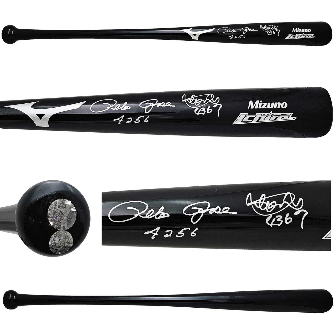 Ichiro Suzuki & Pete Rose Signed Bat “Hits” – Mizuno IS/PR COA
