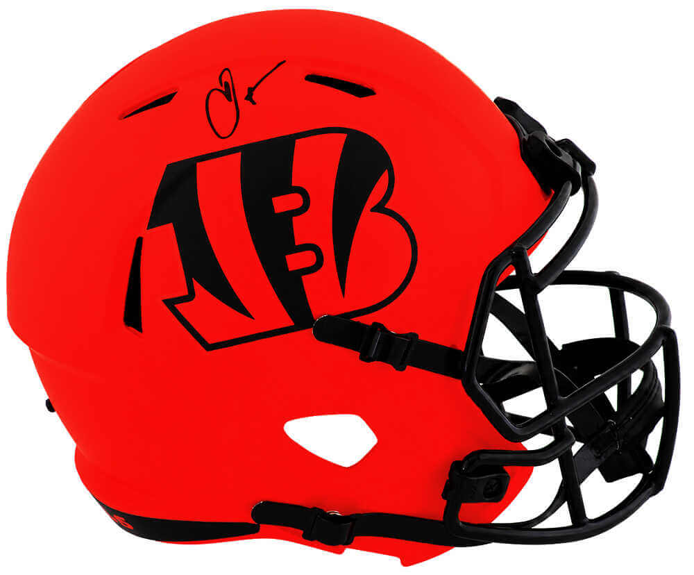 Chad Johnson Signed Cincinnati Bengals RAVE Riddell Full Size Speed Replica Helmet - Schwartz Authenticated