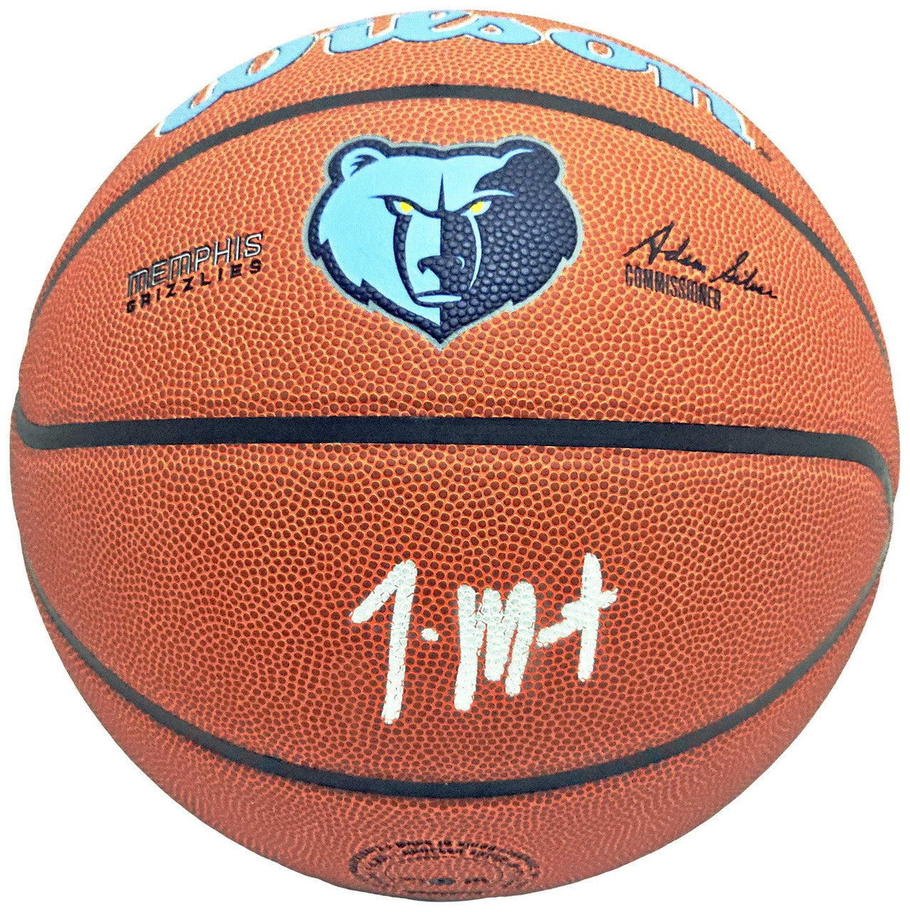 Ja Morant Autographed Grizzlies Logo Basketball – Beckett QR