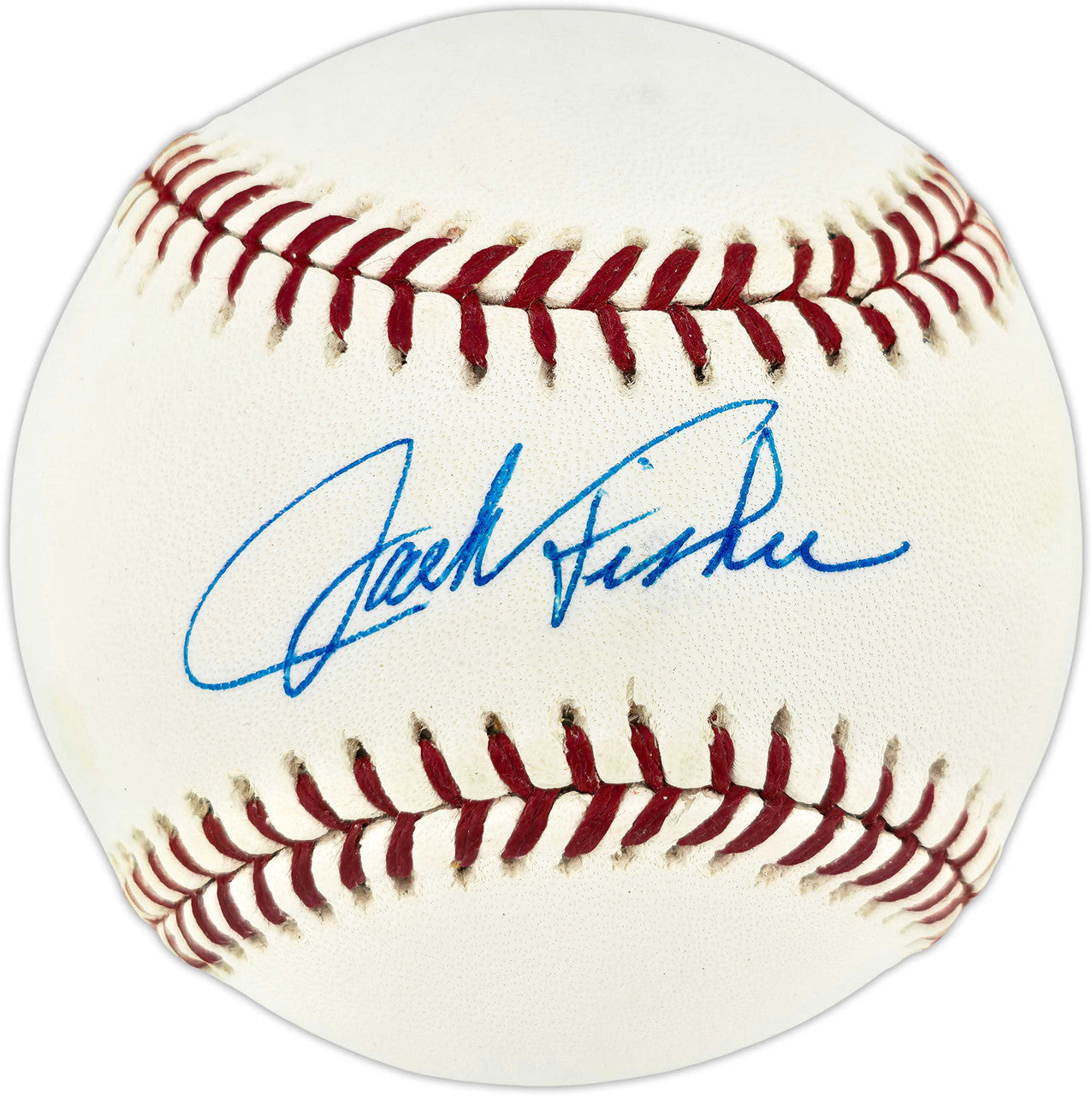Jack Fisher Autographed Official MLB Baseball New York Mets (Smudged) JSA #P98952
