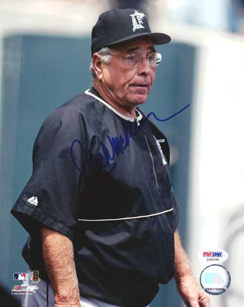 Jack McKeon Autographed 8x10 Photo Florida Marlins PSA/DNA #S39339