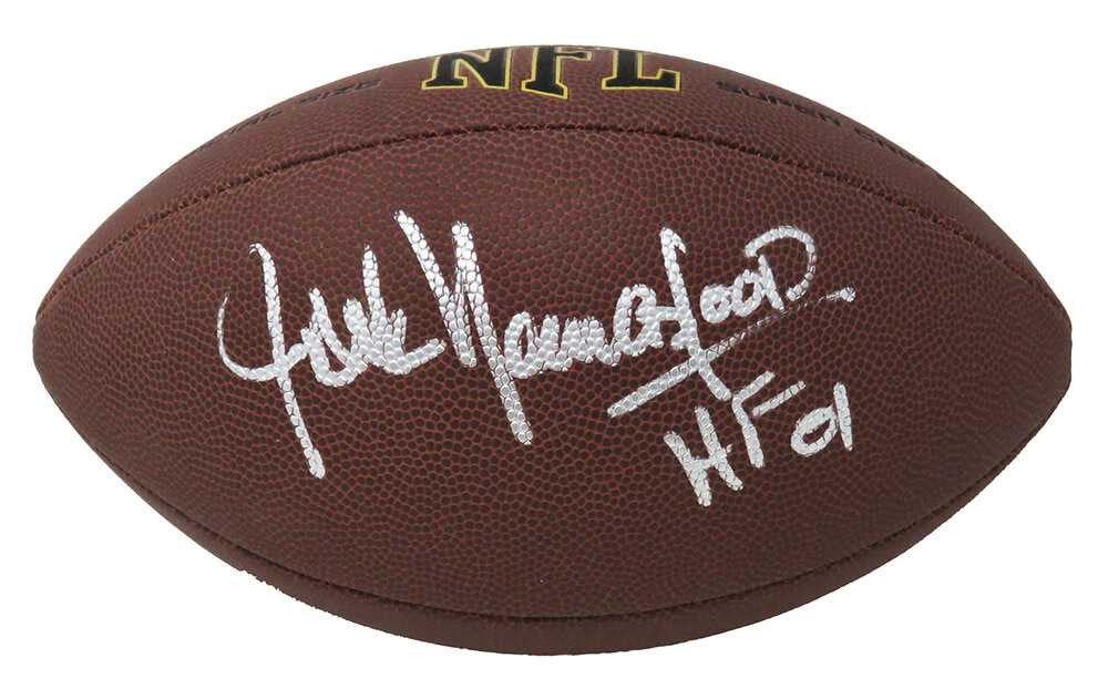 Jack Youngblood Signed Wilson Super Grip NFL Full Size Football w/HF'01 - Schwartz Authenticated