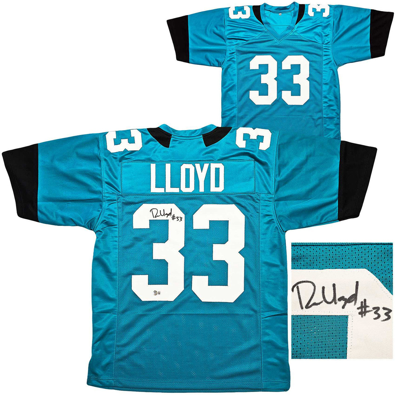 Devin Lloyd Autographed Teal Jersey – Jacksonville Jaguars – Beckett BAS Witness