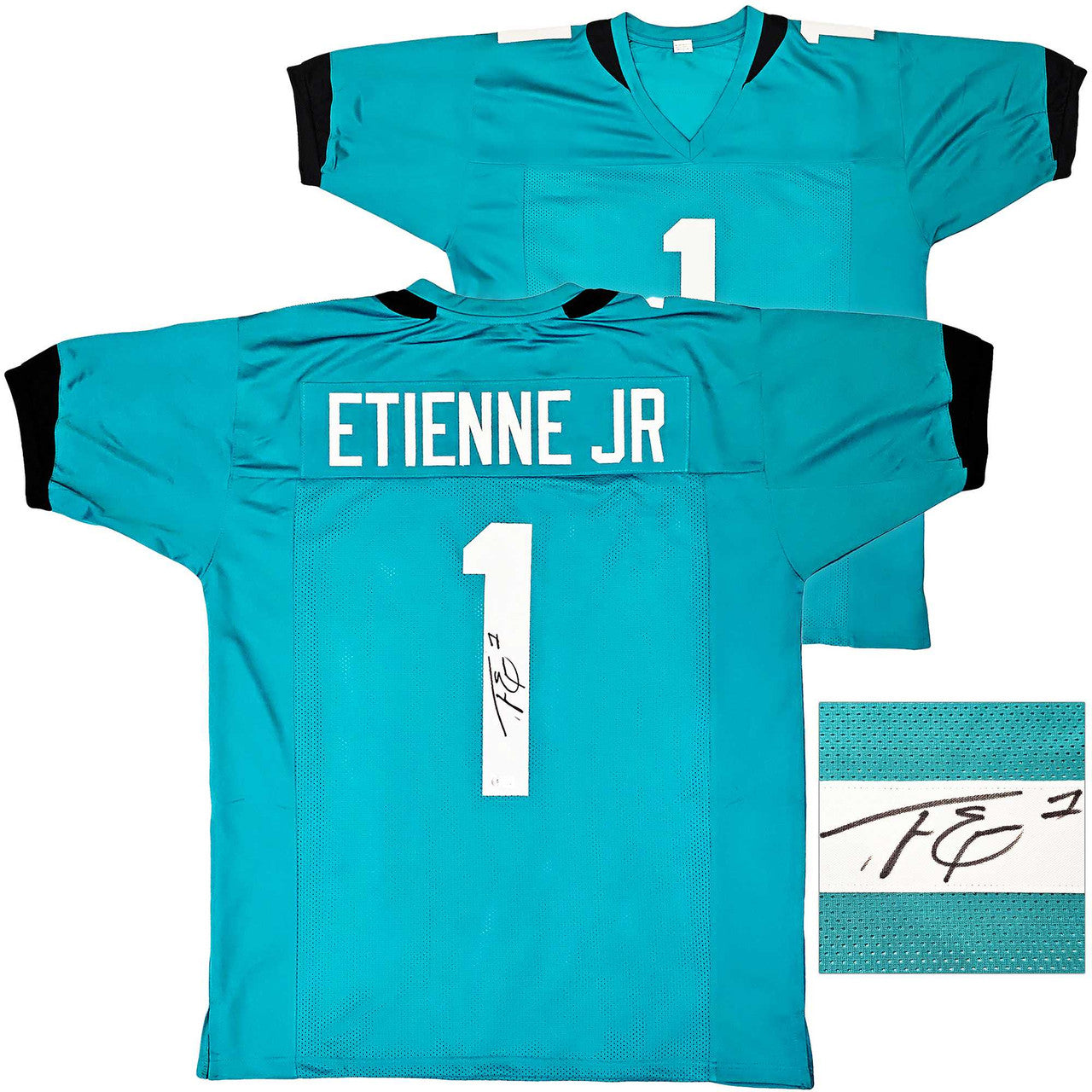 Jacksonville Jaguars Travis Etienne Autographed Teal Jersey – Beckett BAS Witness