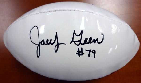 Jacob Green Autographed Logo Football Seattle Seahawks