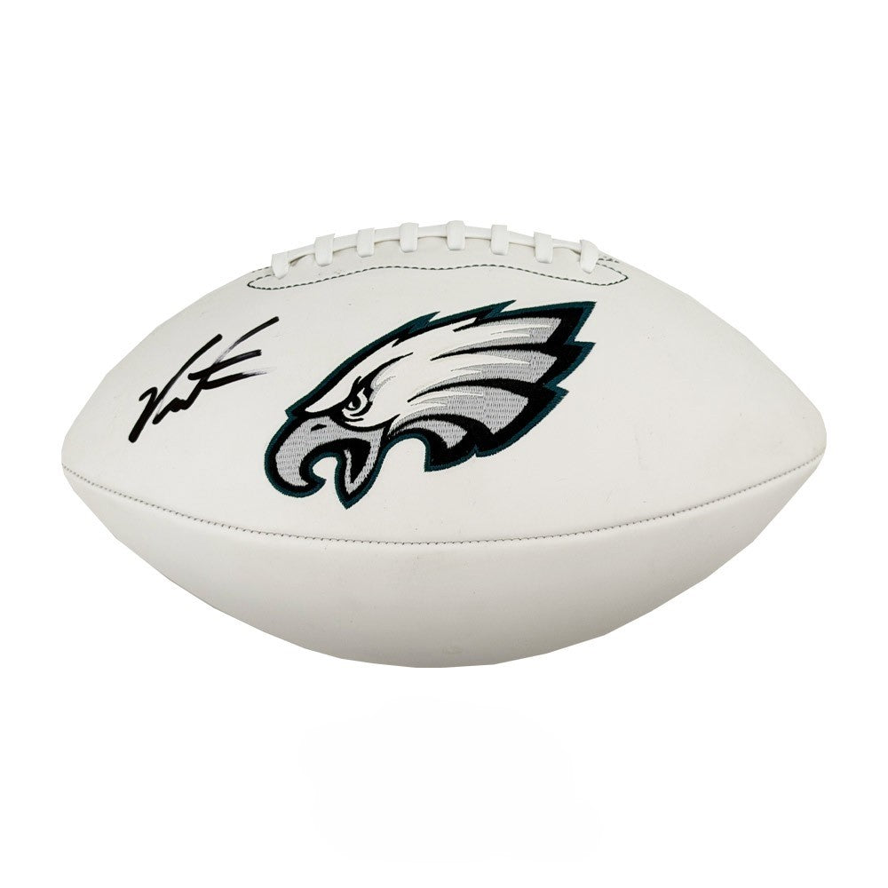 Jalen Carter Signed Eagles White Logo Football - JSA