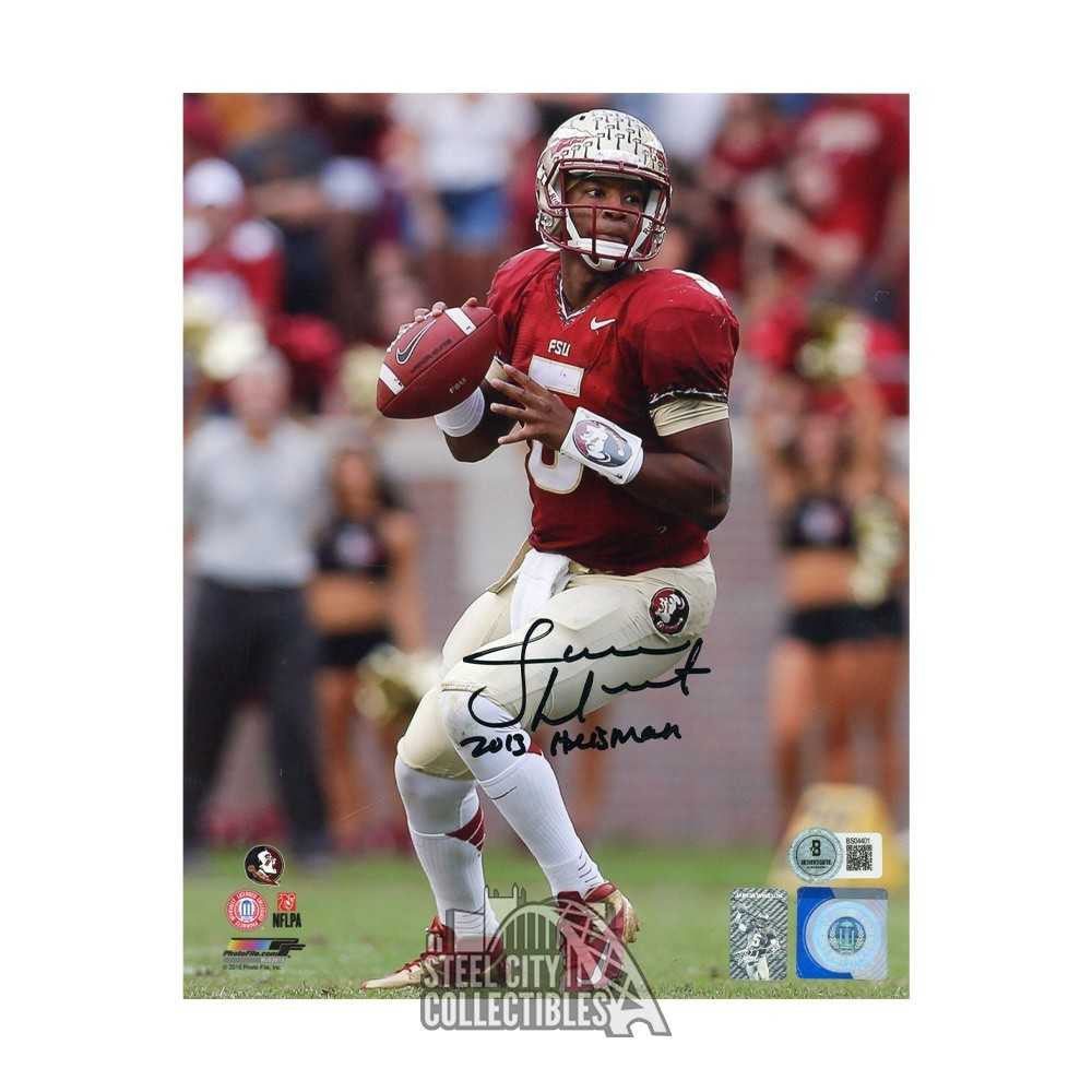 Jameis Winston 2013 Heisman Autographed Florida State Seminoles 8x10 Photo - BAS