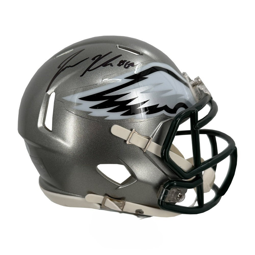 Jason Kelce Signed Eagles Flash Mini Football Helmet PSA/DNA Authenticated