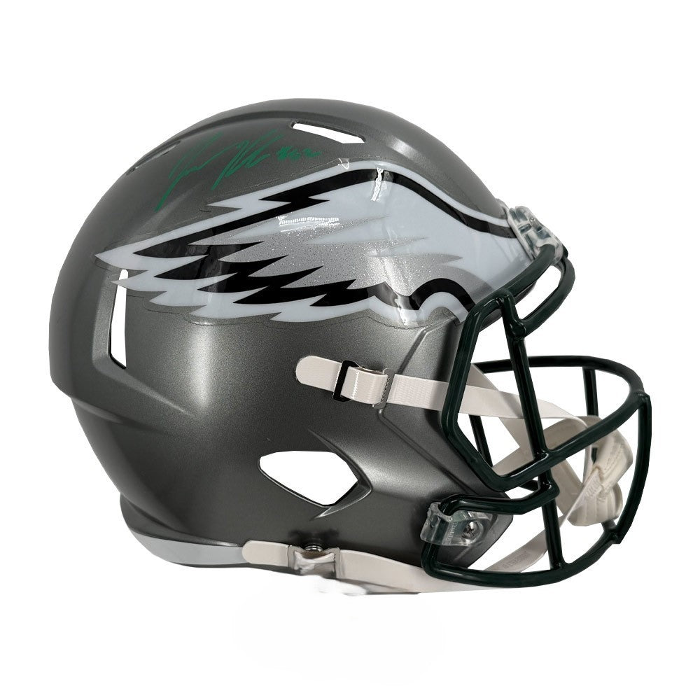 Jason Kelce Signed Eagles Flash Replica Full Size Football Helmet PSA/DNA Authenticated