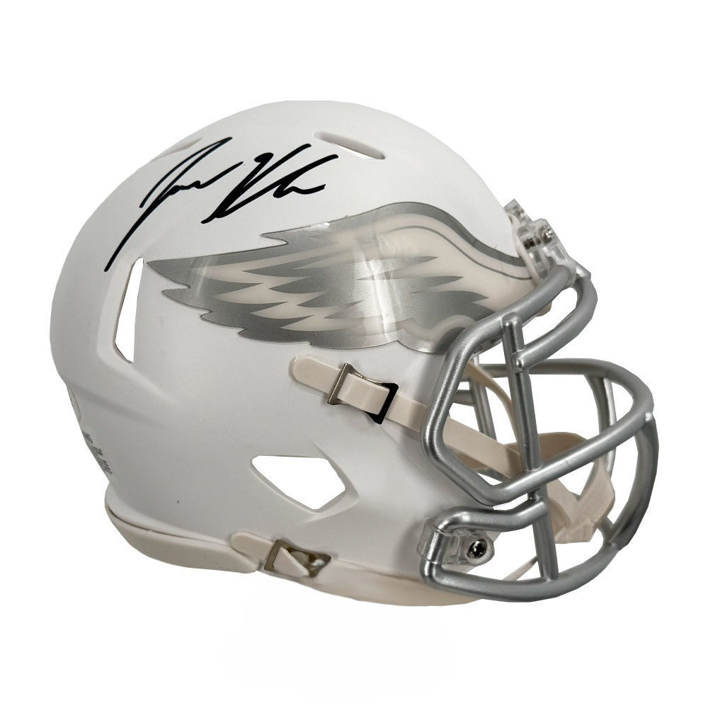 Jason Kelce Signed Eagles ICE Mini Football Helmet PSA/DNA Authenticated