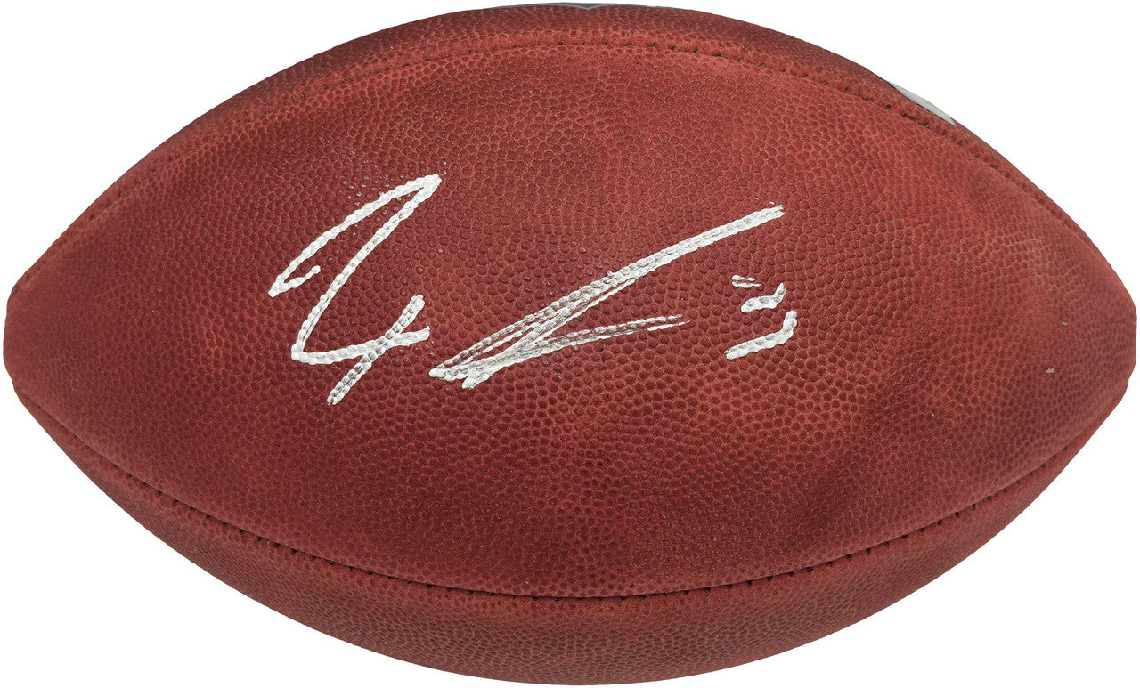 Jaxon Smith-Njigba Autographed Official NFL Leather Football – Seattle Seahawks – Fanatics Authentic Holo
