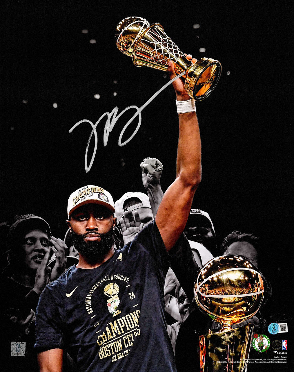 Jaylen Brown Autographed 16x20 Photo Boston Celtics Beckett BAS Witness