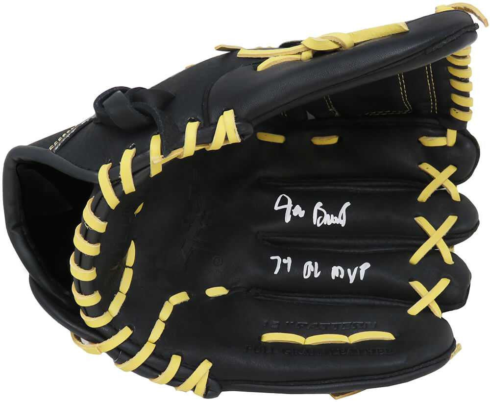 Jeff Burroughs Signed Franklin Baseball Fielders Glove w/74 AL MVP - Schwartz Authenticated