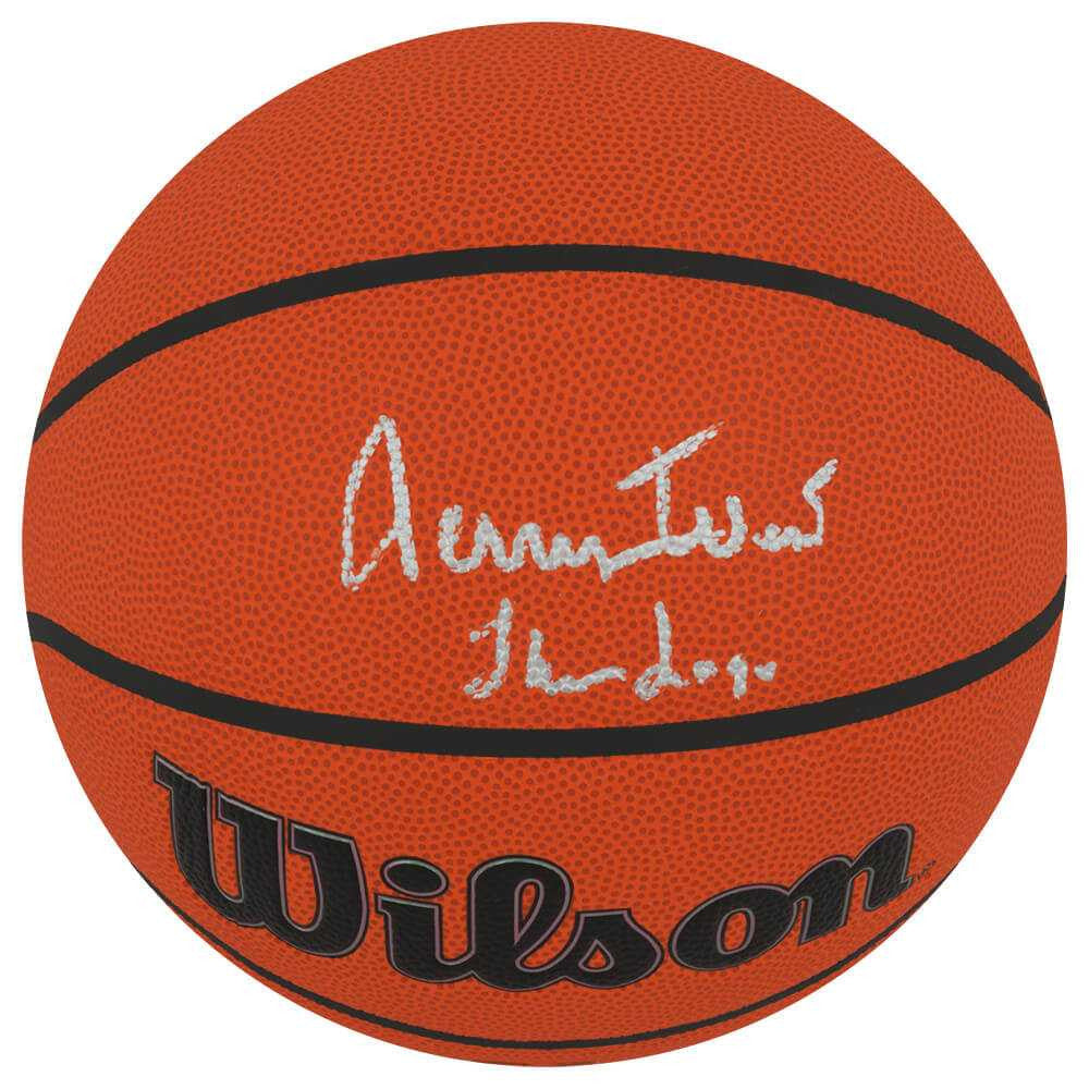 Jerry West Signed Wilson Indoor/Outdoor NBA Basketball w/The Logo - Schwartz Authenticated