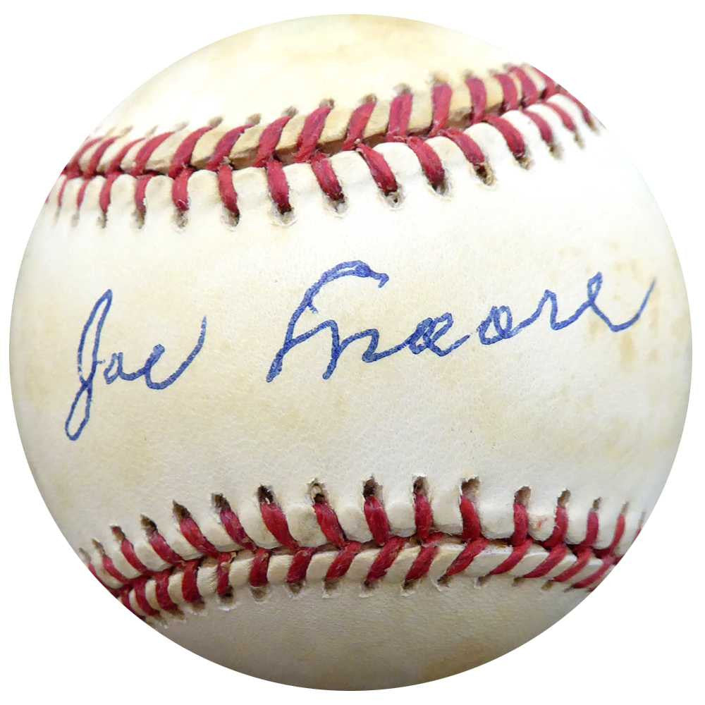 Joe Moore Autographed Official NL Baseball New York Giants Beckett BAS #F26644