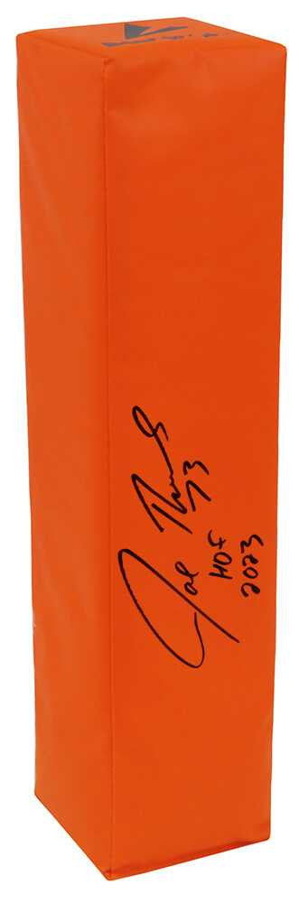 Joe Thomas Signed BSN Orange Endzone Pylon w/HOF 2023 - Schwartz Authenticated
