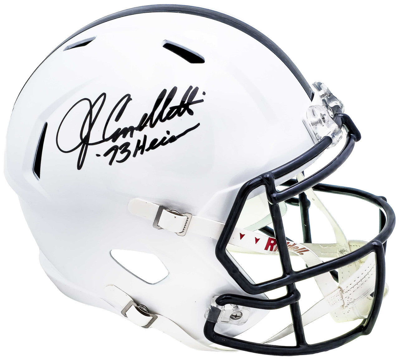 John Cappelletti Autographed Penn State White Full-Size Speed Helmet “73 Heis” – JSA COA