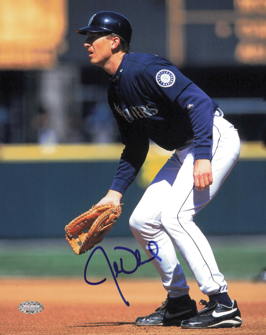 John Olerud Autographed 8x10 Photo Seattle Mariners MCS Holo #87542