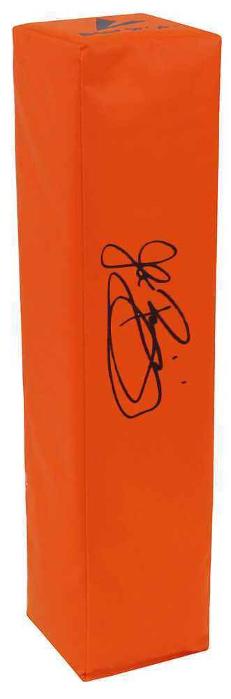 John Riggins Signed BSN Orange Football Endzone Pylon - Schwartz Authenticated