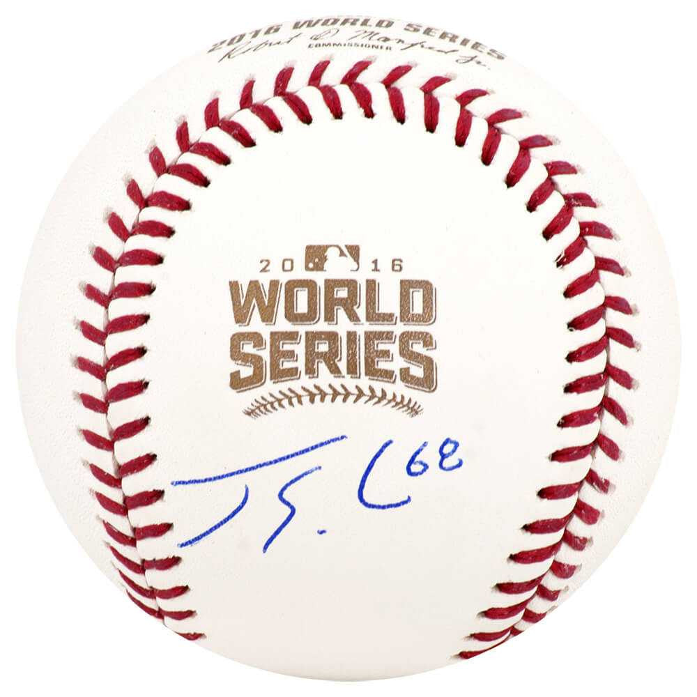 Jorge Soler Signed Rawlings 2016 World Series (Chicago Cubs) Baseball - Schwartz Authenticated