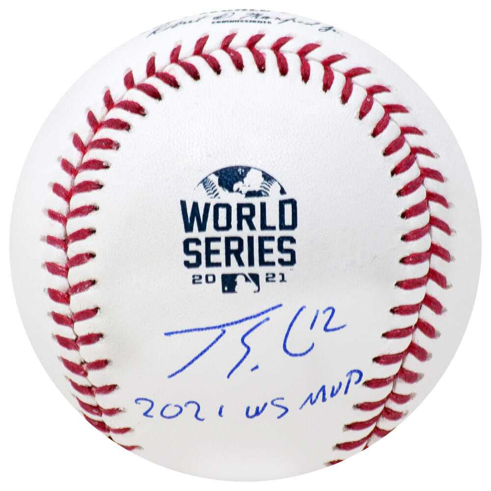 Jorge Soler Signed Rawlings Official 2021 World Series Baseball w/21 WS MVP - Schwartz Authenticated