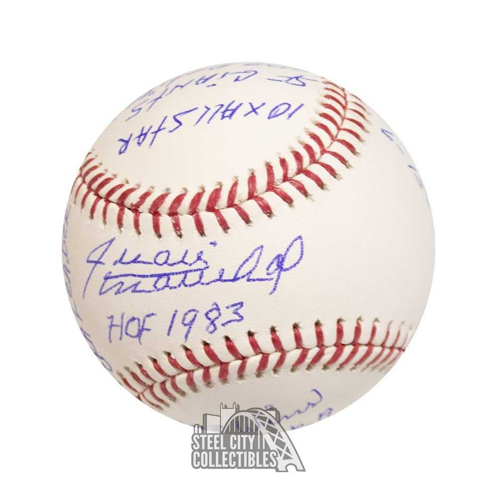 Juan Marichal Autographed Official Hall of Fame Baseball - BAS (9 Inscription)