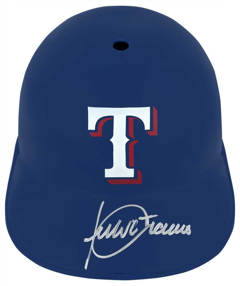 Julio Franco Signed Texas Rangers Souvenir Replica Batting Helmet - Schwartz Authenticated
