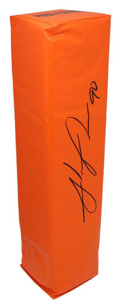 Julius Peppers Signed Orange Endzone Football Pylon - Schwartz Authenticated